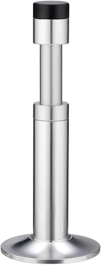 Deurstopper Metaal - Stille Deurvanger - Bescherming Wand - Hydraulische Demper - 45 x 11 cm - Zilverkleurig