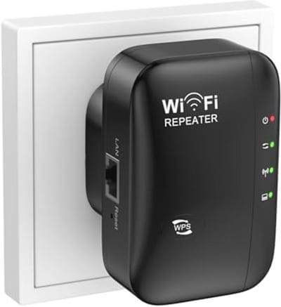 Wifi versterker 300 Mbit/s - WLAN repeater voor 5000 sq.ft met ethernet verbinding