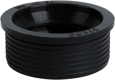 Afvoer Pijp Afdichting - Riool Verbinding - Geur Vrij Houden - Universele Diameter Pasvorm - 30 40 50 mm - Zwart