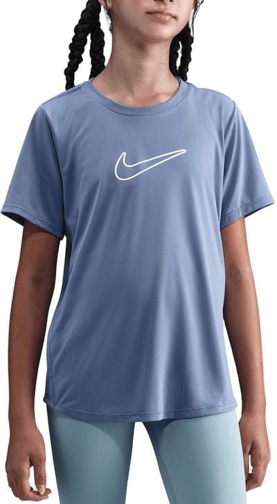 Nike Dri-FIT One T-Shirt - World Indigo/White - Maat S (128/137) - Kids