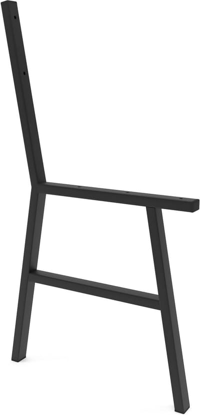 Bank Frame - Meubelpoten - Zelfbouw Project - Stevig Metaalprofiel - 6 x 50 x 80 cm - Zwart