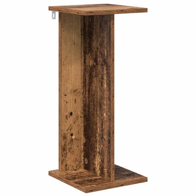 vidaXL - Plantenstand - Oud - hout - 25 - x - 25,5 - x - 60,5 - cm - Bewerkt - hout
