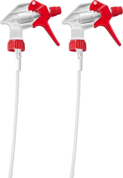 Spuitkop Tex Spray Rood Set van 2 - Sproeiopzetstuk Flessen 28/410 Schroefdraad