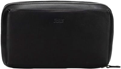 JOST Leren accessoiretas Odense Cable Case Black zwart