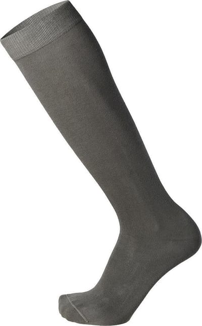 Skafit Casual zilver kniekousen maat M (38-40) - grijs - antibacterieel – vocht regulerend – temperatuur regulerend – koude voeten - voetschimmel - naadloos