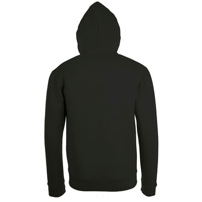 SOLS Herenstenen Ritssluiting in de vorm van een gewone Hoodie (Zwart)