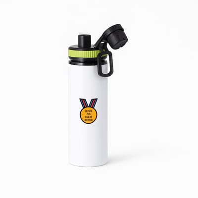 Hacebo® - liefste zus van de wereld waterfles met draaidop groen - Zus - de liefste zus - verjaardagscadeau - verjaardag - cadeau - cadeautje voor zus - zus artikelen - kado - geschenk - gift - water fles - 850ML