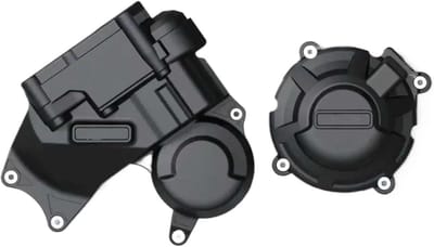 Motor Beschermhoes Kit - Motorbeschermplaat Motorkap - Motor Beschermen - Slagvast Composietmateriaal - 1.35 kg - Mat Zwart