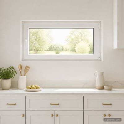 vidaXL - Kelderraam - RISOR - 110 - x - 55 - cm - PVC - en - Glas