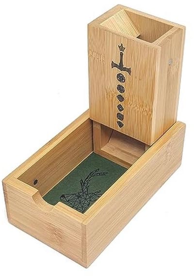 Dobbeltoren voor tabletop rollenspellen - Inklapbaar en van duurzaam hout