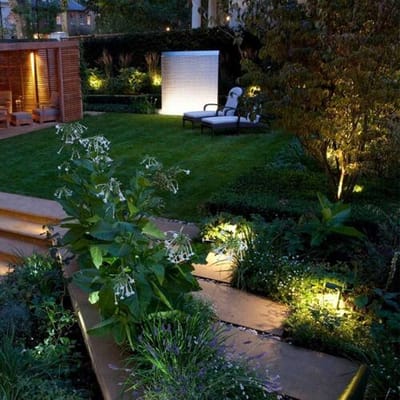 HOFTRONIC LED Grondspot rond buiten - Dimbaar - GU10 - 6500K daglicht wit - 4 Watt 345 Lumen - Tuinspot - Oprit - RVS - IP64 Waterdicht