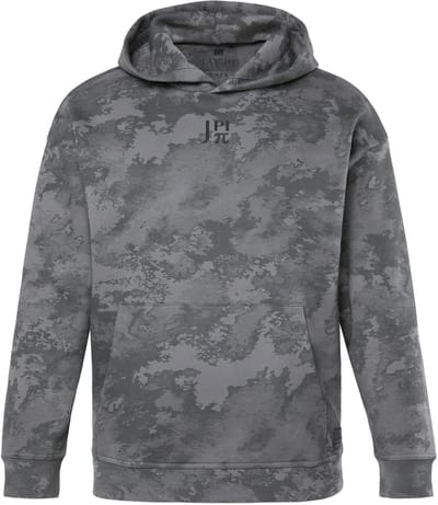 JAY-PI - Heren - Hoodie fitness camouflage capuchon tot 7XL - Antraciet - Maat L