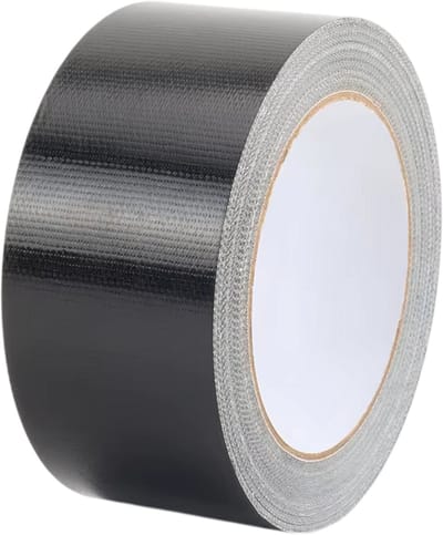 Reparatietape 10m x 20mm – Duct Tape, Super Sterk, Waterdicht, Zelfklevend, Klustape, Tapijt, Doe-Het-Zelf - Zwart
