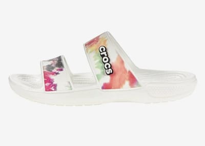 Crocs Classic Tiedye Graphic Wit/Multi Maat 42/43 US M9/W11