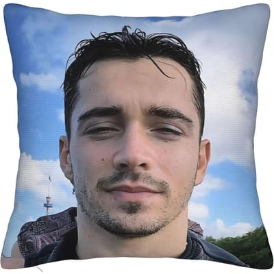 Housse de coussin décorative C-Charles Leclerc Merch Maison Housse de coussin d'appoint Style carré Multi-taille 50x50cm