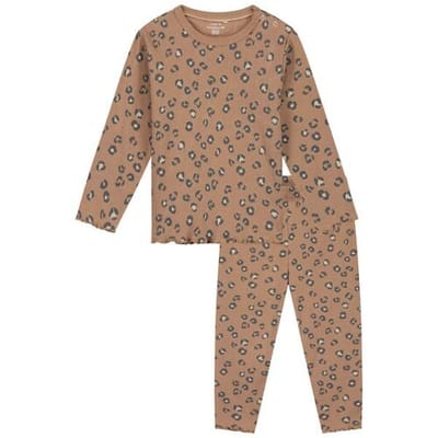 Prénatal peuter pyjama animal Dark Sand Brown 74 dames