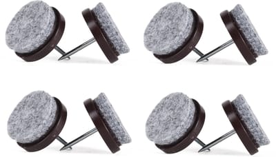 Benson Antikrasvilt set met nagel - 8 stuks - Ø 24 mm - Bescherm je vloer en meubels