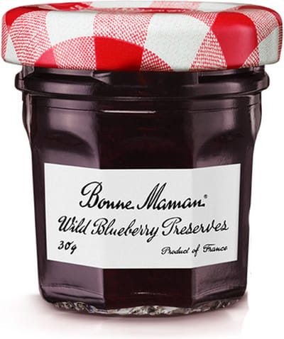Bonne Maman Bosbessen Jam - Kleine potjes - 15 x 30 gram