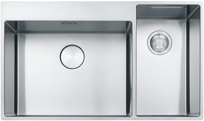 Franke Box Center - Spoelbak BWX 220/620-54-27/2, 86x51 cm, rvs 127.0538.259