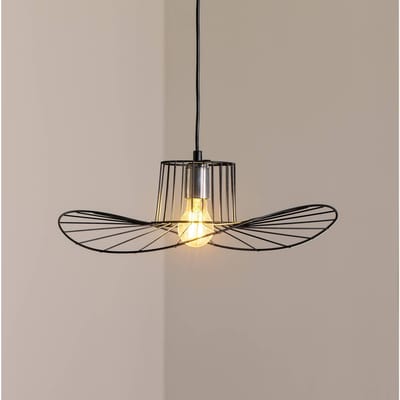 Opviq Hanglamp Tel, zwart, Ø 50 cm, metaal