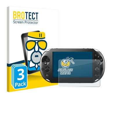 BROTECT - Screenprotector voor Sony Playstation PS Vita Slim - Folie Beschermfolie Beschermglas matte 3 Stuks