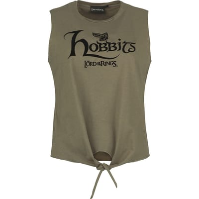 The Lord Of The Rings Top - Hobbits - S tot 3XL - voor Vrouwen - groen