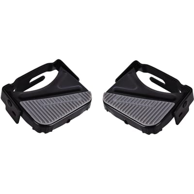 1 Paar Fiets Achterpedalen Mangaanstaal Opvouwbare Voetsteun Elektrische Mountainbike Accessoires gray
