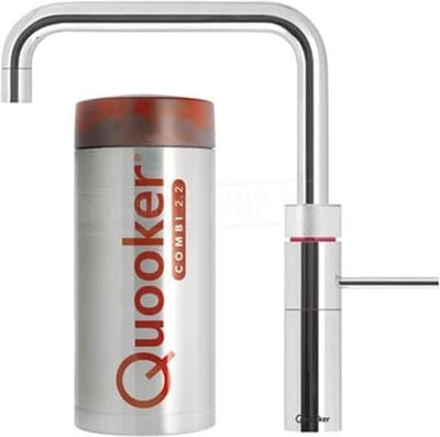 Quooker Fusion Square - Chroom - COMBI 2.2 Reservoir
