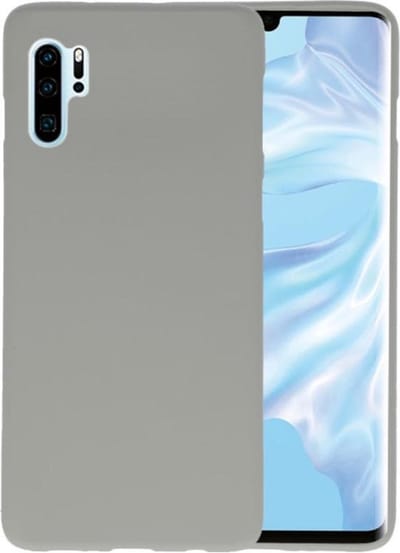 Hoesje Geschikt voor de Huawei P30 Pro - Backcover Color Telefoonhoesje - Grijs