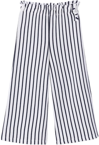 Vertbaudet Wijde gestreepte legging van gebreide sweater