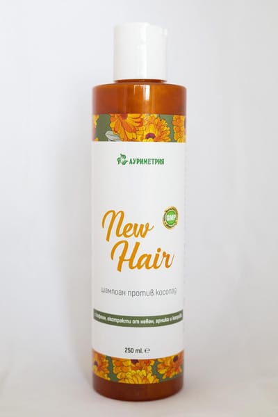 Aurimetry kruiden Anti-haaruitval shampoo met cafeïne, calendula, arnica en brandnetel - biologische haarshampoo 280ml