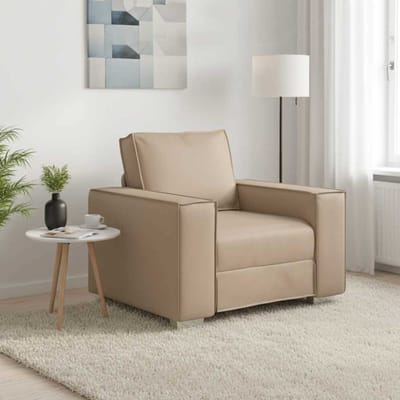 vidaXL - Sofa - Stoel - Cappuccino - 100 - cm - Kunstleer