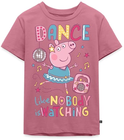 Peppa Pig Dancing Queen Premium T Shirt Kinderen