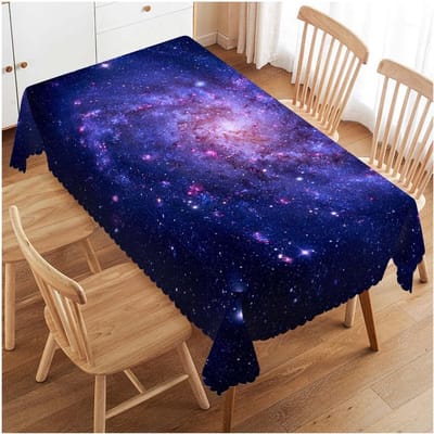 Galaxy Universum Ruimte Rechthoekig Waterdicht Tafelkleed Huis Tafel Decoratie Herbruikbaar Keuken Eettafelkleed Feestdecoratie 90x140cm