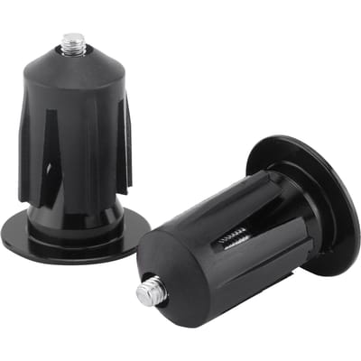 2 stuks Fiets Stuureindpluggen Fiets Stuur Eindkappen Pluggen voor Racefiets Mountainbike Zwart black
