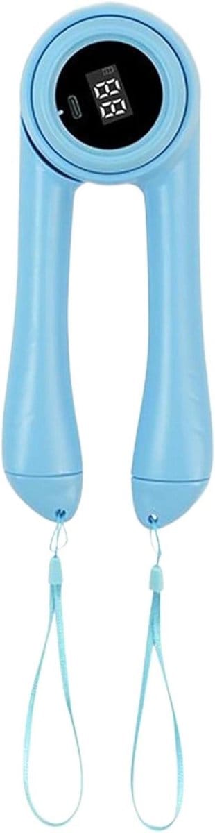 Armtrainer - Oefenapparaat - Spiertraining Thuis - Opvouwbaar Ontwerp - 22 cm Lengte - Blauw