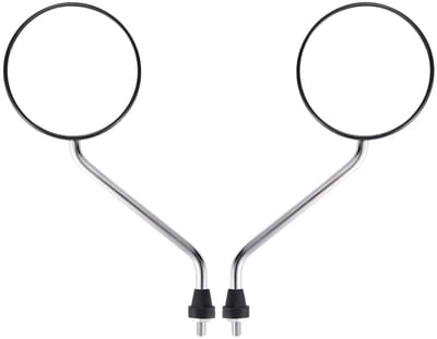 Dailygoods- Zijspiegel Vervanging - 8mm Ronde - ATV/Quad/Scooter - Flexibele 360°-Aanpassing - Minimale Trilling - Verbeterde Zicht - Motor Spiegel