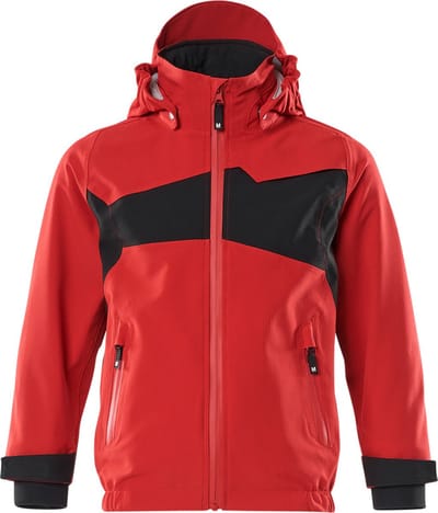 Mascot Accelerate Shelljas voor kinderen 18901-249 - signaalrood/zwart - 152