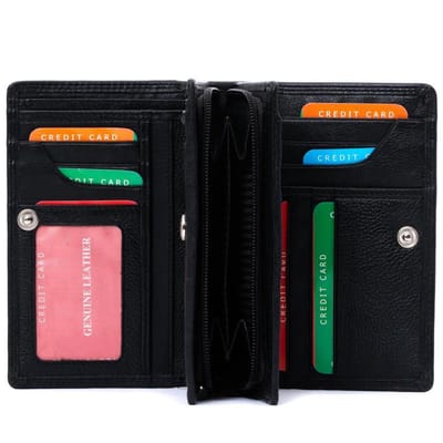 Portemonnee dames - Portemonnee - Portefeuille dames - Beurs - Dames portemonnee - Dames portemonnee leer - Cadeau - Vrouwen cadeautjes - Cadeau voor vrouw - Kado vrouwen - Kado vrouwen verjaardag - Cadeau voor vriendin - Voor haar - Cadeau voor mama