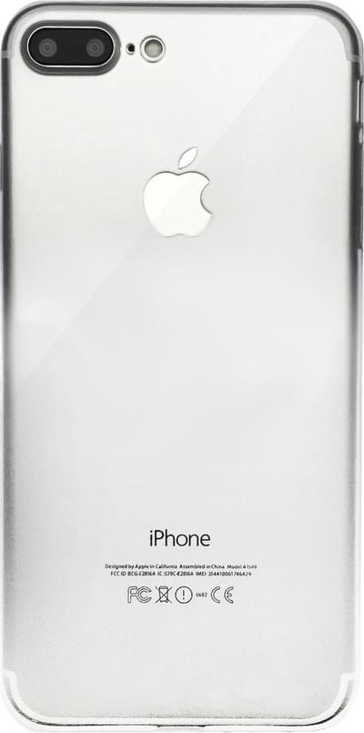 Peachy Transparant TPU hoesje geschikt voor iPhone 7 Plus 8 Plus Doorzichtig silicone case