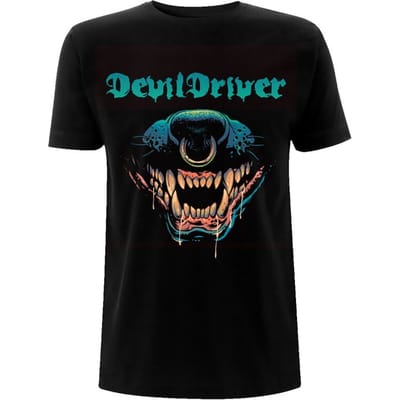 DevilDriver T-shirt - Hyena Jaws - S tot XXL - voor Mannen - zwart