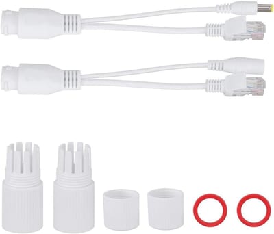 PoE Adapter - PoE Injector Splitter - Netwerk Uitbreiden - Passieve PoE Technologie - 40 meter - Wit
