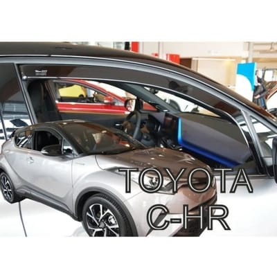 J&J AUTOMOTIVE | Heko Deflecteurs d'air Déflecteurs de Vent Pour Toyota C-HR 2016-2023 5P. Berlina