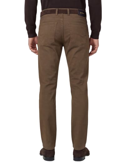 Gardeur Broek Bill Everyday Fine Patterned Cotton Soft Touch Comfort Stretch Zand / male