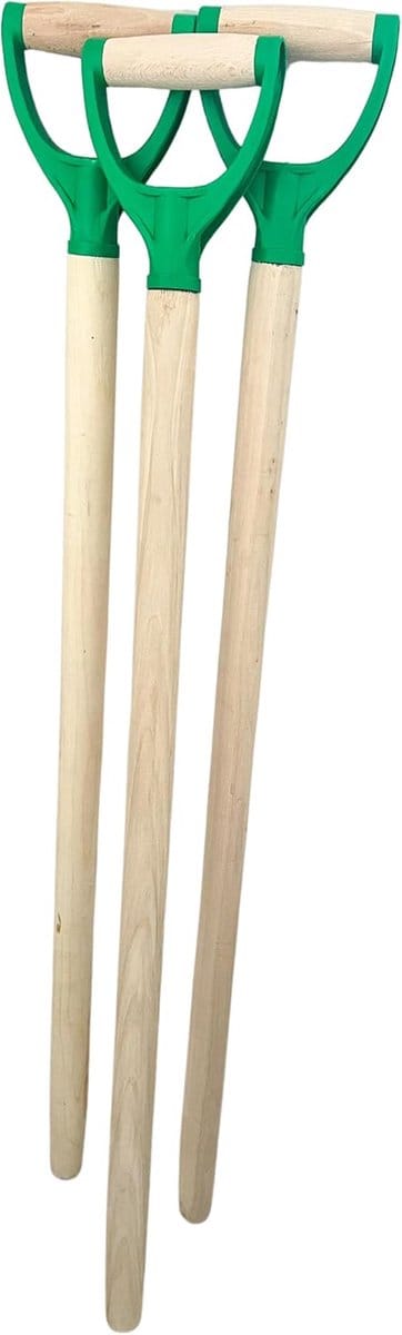 Bezemsteel Hout - Gereedschapssteel Tuingereedschap - Tuinonderhoud Grondverplaatsing - EU Productie Beukenhout - 95 cm 38 mm