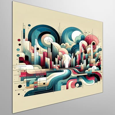 Kunstprint | Wanddecoratie | Dibond | 80 × 80 cm