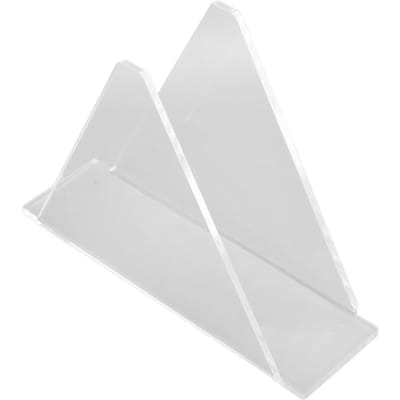 Porte-serviettes pour tables Acrylique Style Ferme Porte-serviettes Debout Vertical Distributeur de serviettes de table à manger pour cuisine transparent