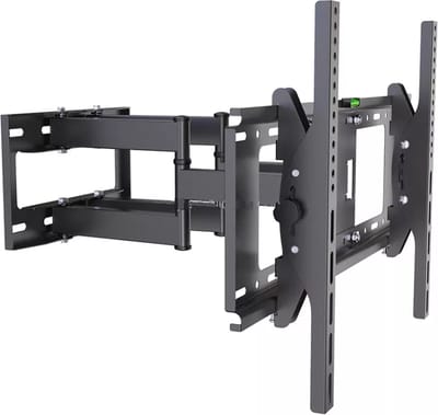 Vizyon 40-80 Inch - Universele Tv Muurbeugel - Wand Ophang TV Beugel Steun - Televisie Ophangsysteem Muur Ophangbeugel - Wall Mount Houder - Televisiebeugel Wandsteun Ophangsysteem - Draaibaar & Kantelbaar - Max50Kg - Zwart