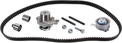 Tandriemenset met waterpomp - Distributieriemset Riemenset - Auto onderhoud - Voertuigspecifieke pasvorm - 202 kg - Zwart