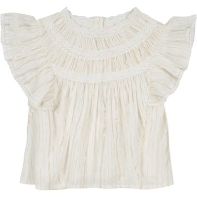 Louise Misha Blouse Jannila Cream Maat: 6M | Overhemden Outlet | Unisex | Wit